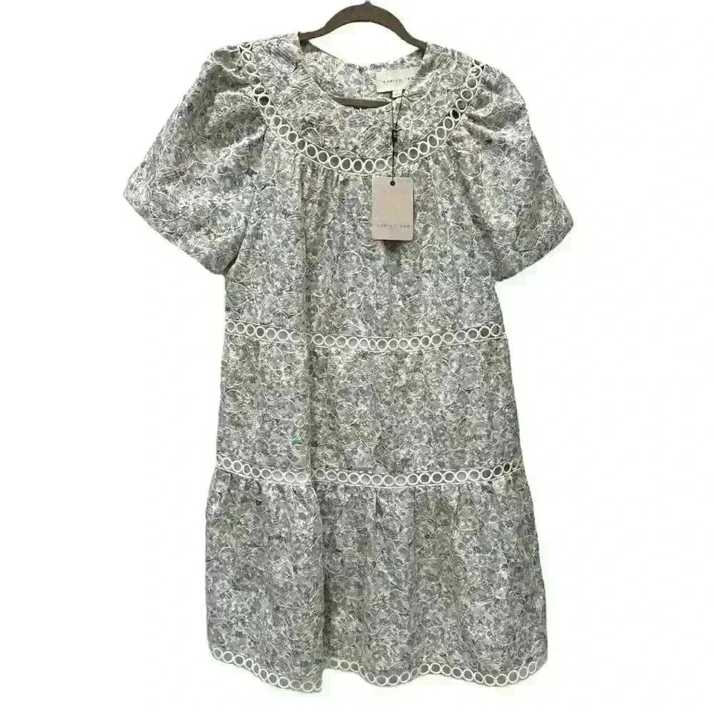 NWT - Adelyn Ray Embroidered Shift Dress - Picture 1 of 4